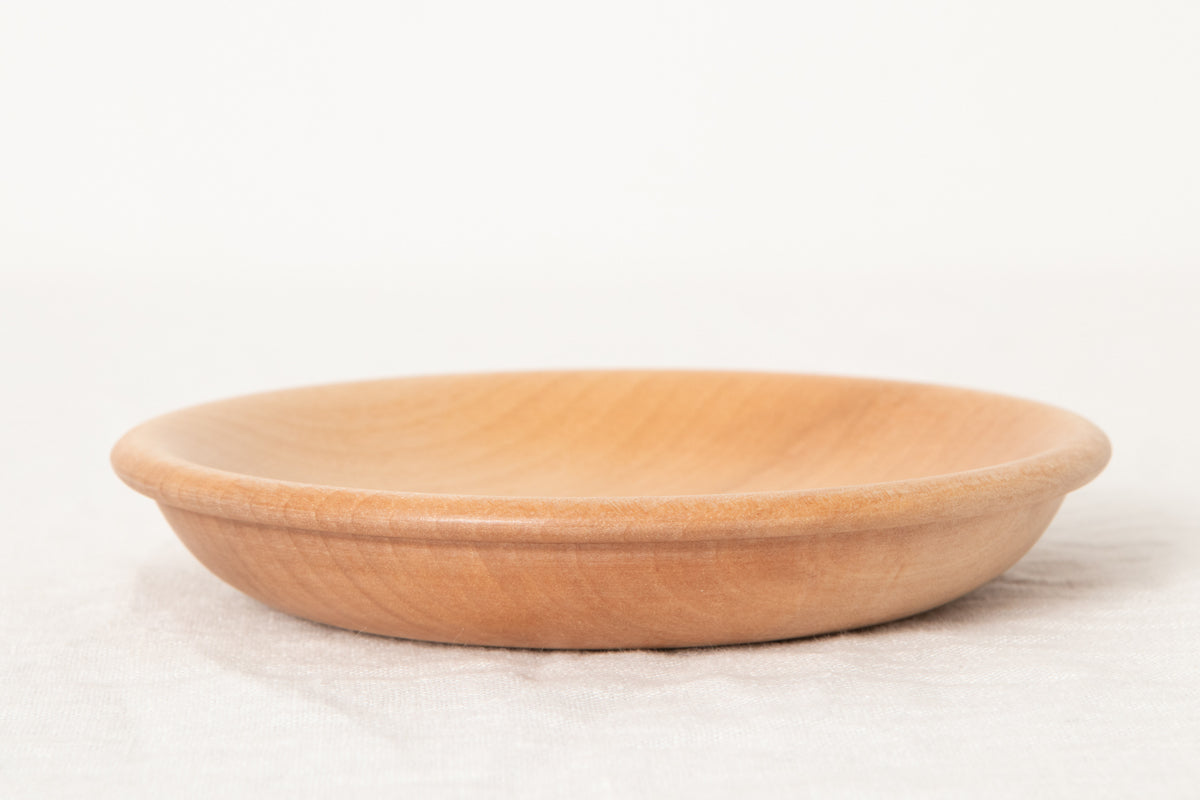 Dessert plate “Edge” Small / Japanese cherry birch / Ōita-JPN 211146-1