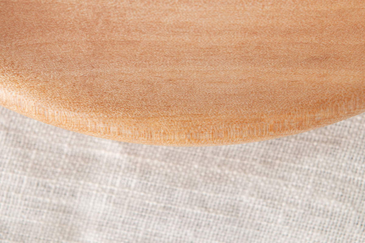 Dessert plate “Edge” Small / Japanese cherry birch / Ōita-JPN 211146-1