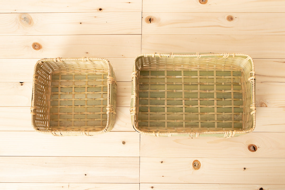 “SUMŌ salt” (storage)basket Square, Rectangle / Madake-bamboo / Ibaraki-JPN 810205