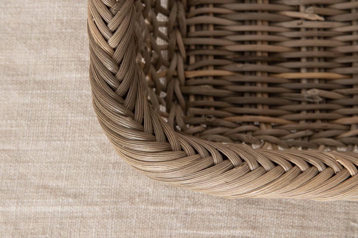 Accessory basket (Square) / Gray Akebi vines / Nagano-JPN 311242-1