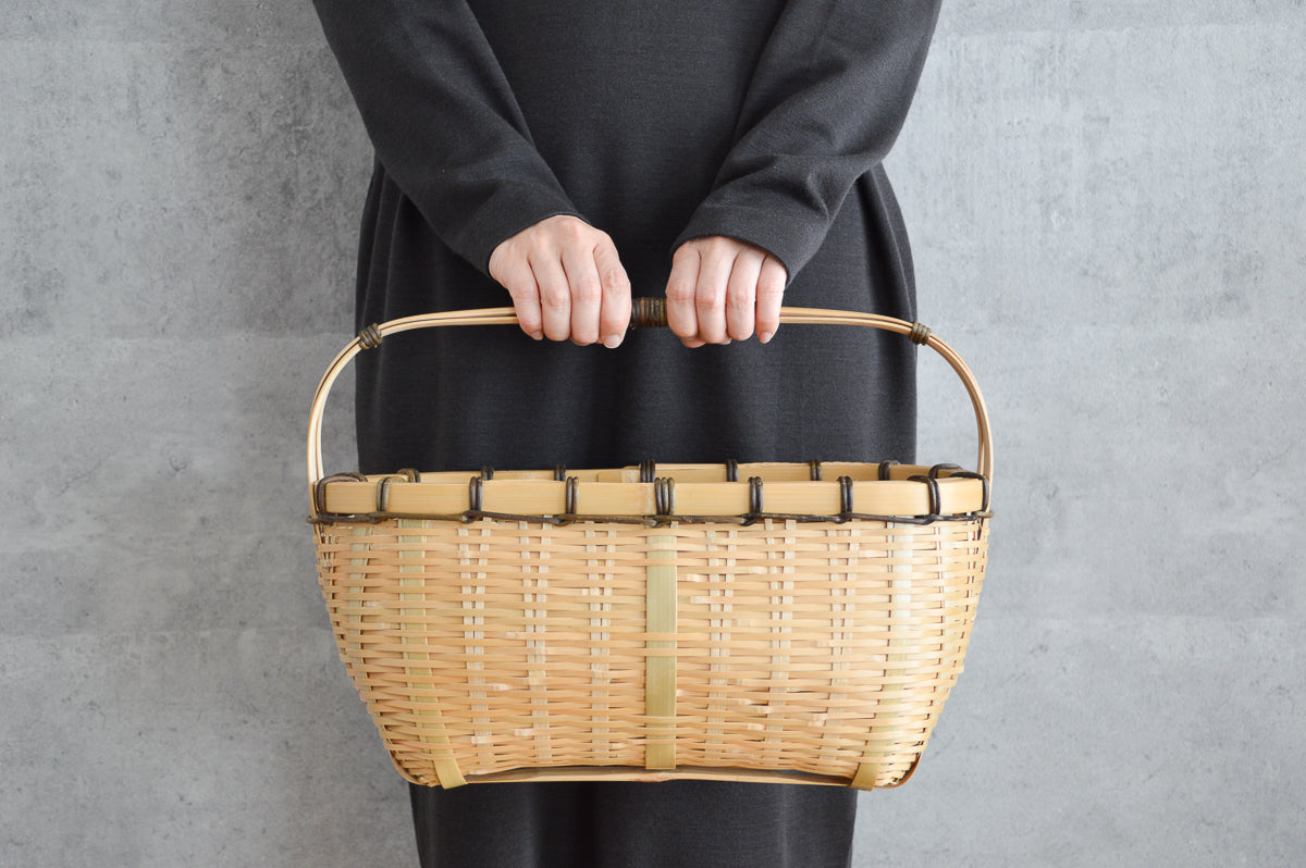 Bento(Lunch) spoon [ Natural, Red ] / Mōsō bamboo / Ōita-JPN-1basketry