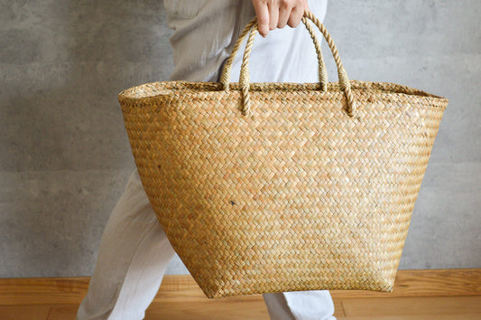 Handbag "Square bottom" / Krajood Grass / THA 3115106