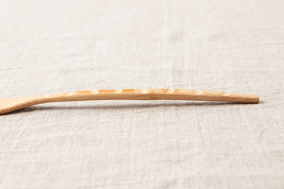 Spoon, Fork “Bumpy” / Smoked Mōsō bamboo / Kōchi-JPN 321210