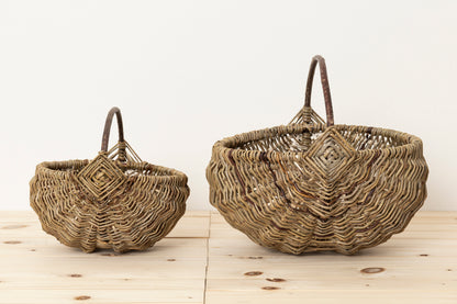 Round basket S, L / Willow / LTU 140512