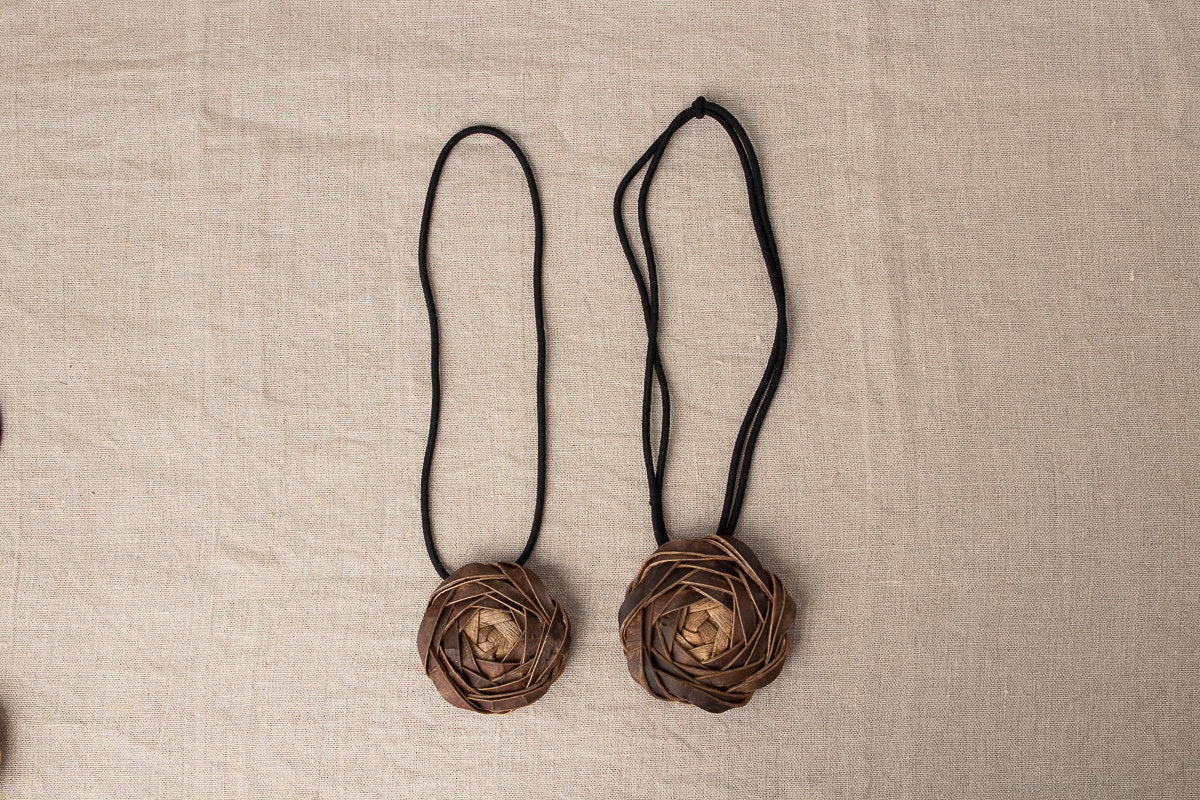 Pendant “Rose”, M, L [ Light, Dark ] / Walnut / Yamagata-JPN 311416