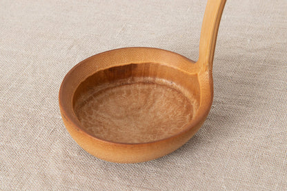 Ladle S,L / no hole, with hole / Smoked Mōsō bamboo / Kōchi-JPN 321201