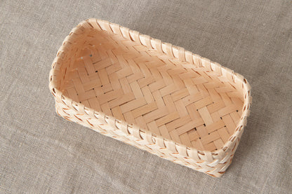 Lunch basket [ Yotsume, Ajiro ] / Itaya maple / Akita-JPN 720902