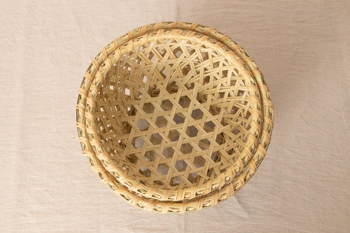 Dish basket S, M / Suzu bamboo / Iwate-JPN 450807