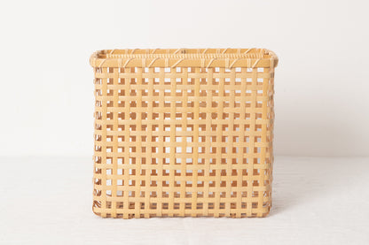 Magazine basket / White bamboo / Kagawa-JPN 250702-1