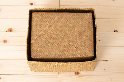 Organizing basket with lid “Rectangle” S, M / Kachū / THA 3115115