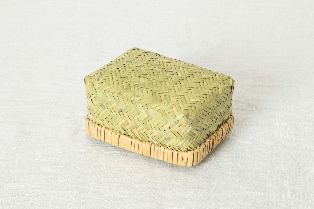 Lunch basket “Rectangle” -A type- / Suzu bamboo / Iwate-JPN 210101