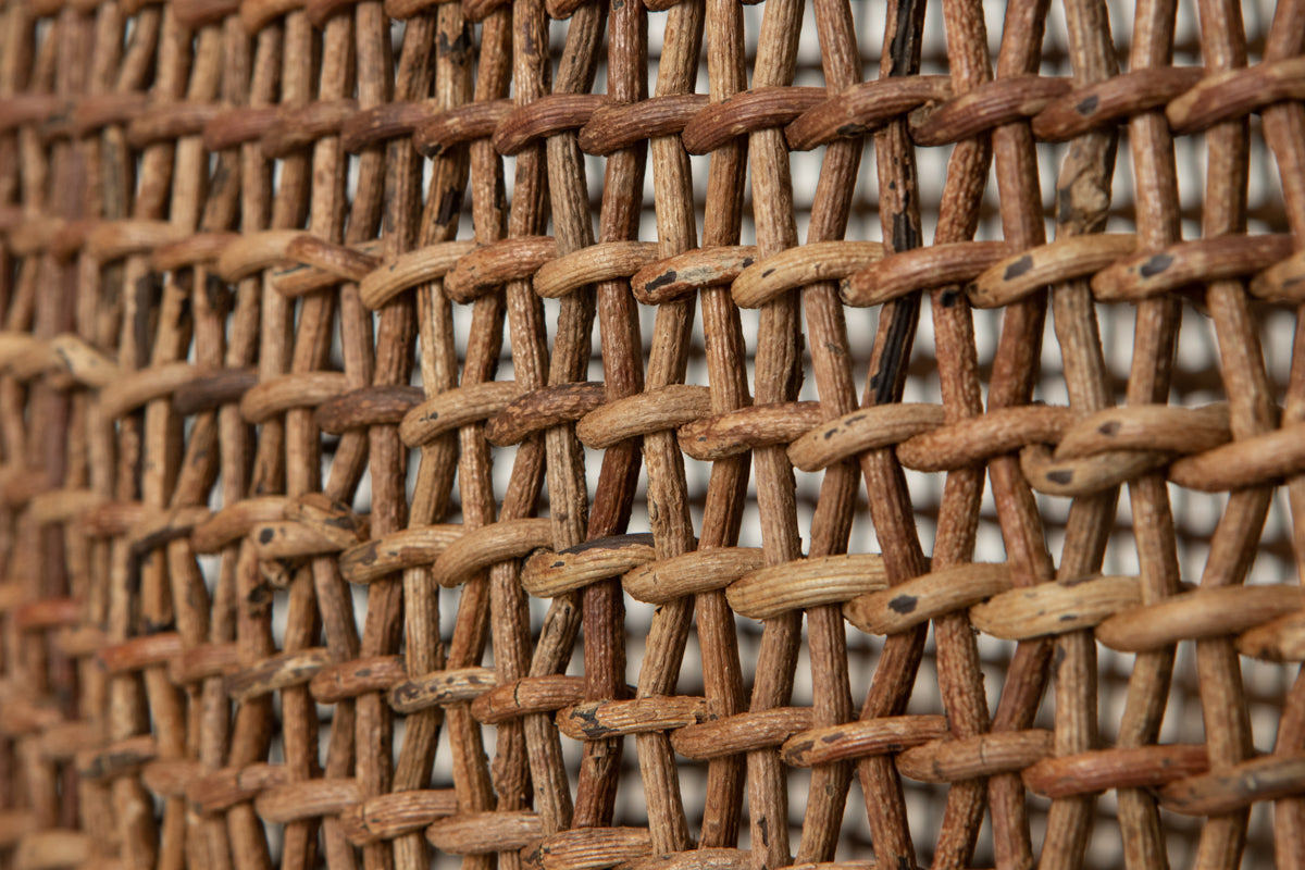 Hand bag “Plump” S, M, L / Brown Akebi vine / Nagano-JPN 311216