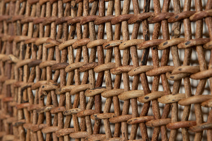Hand bag “Plump” S, M, L / Brown Akebi vine / Nagano-JPN 311216