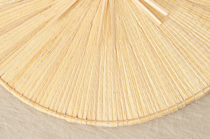 Hat "Flat" φ50cm(19.68") / Sedge / Toyama-JPN 810402-1