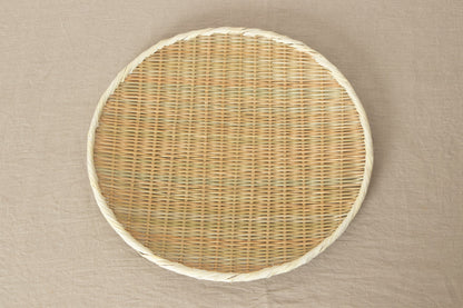 Round plate "Maru-Bon" larger 4sizes / Bamboo / Nīgata-JPN 650113