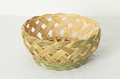 Round basket “Sasara” XS, S / Madake bamboo / Kanagawa-JPN 430111