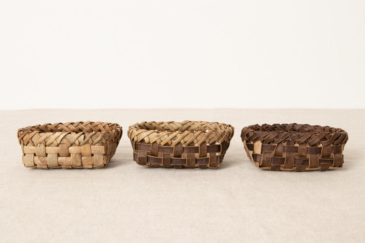 Organizing basket Petit (randomly selected) / Walnut / Iwate-JPN 1510593