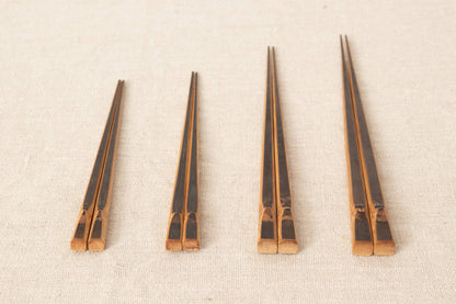 Chopsticks / 17cm, 18.5cm, 22cm, 23.5cm / Smoked Mōsō bamboo / Kōchi-JPN 321205