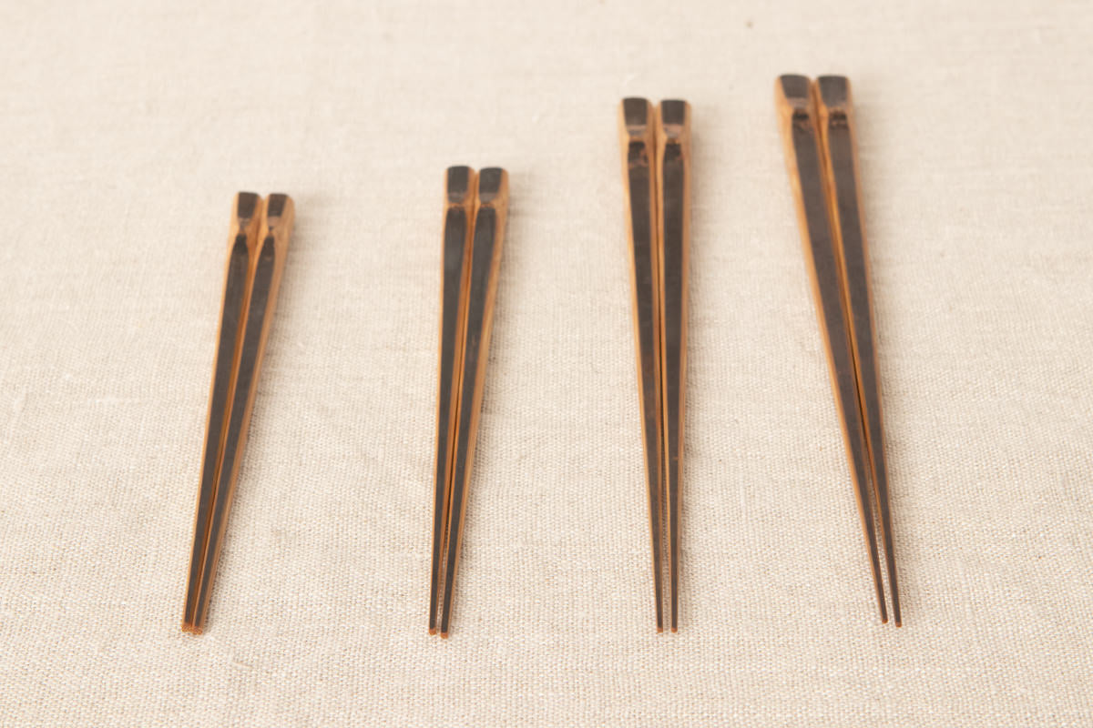 Chopsticks / 17cm, 18.5cm, 22cm, 23.5cm / Smoked Mōsō bamboo / Kōchi-JPN 321205