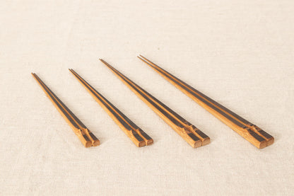 Chopsticks / 17cm, 18.5cm, 22cm, 23.5cm / Smoked Mōsō bamboo / Kōchi-JPN 321205