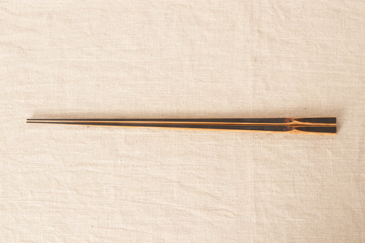 Long chopsticks 27cm, 33cm / Smoked Mōsō bamboo / Kōchi-JPN 321219