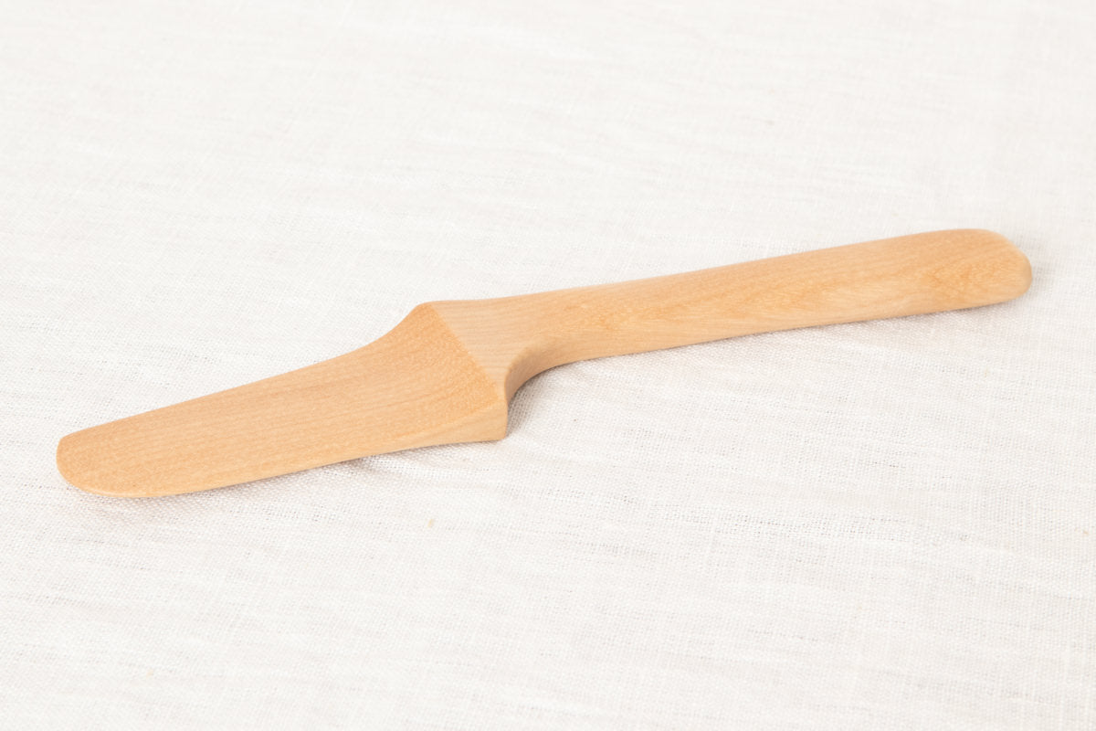 Spreader knife “Dimple”, “Step”, “Crank” / Japanese cherry birch / Ōita-JPN 211143