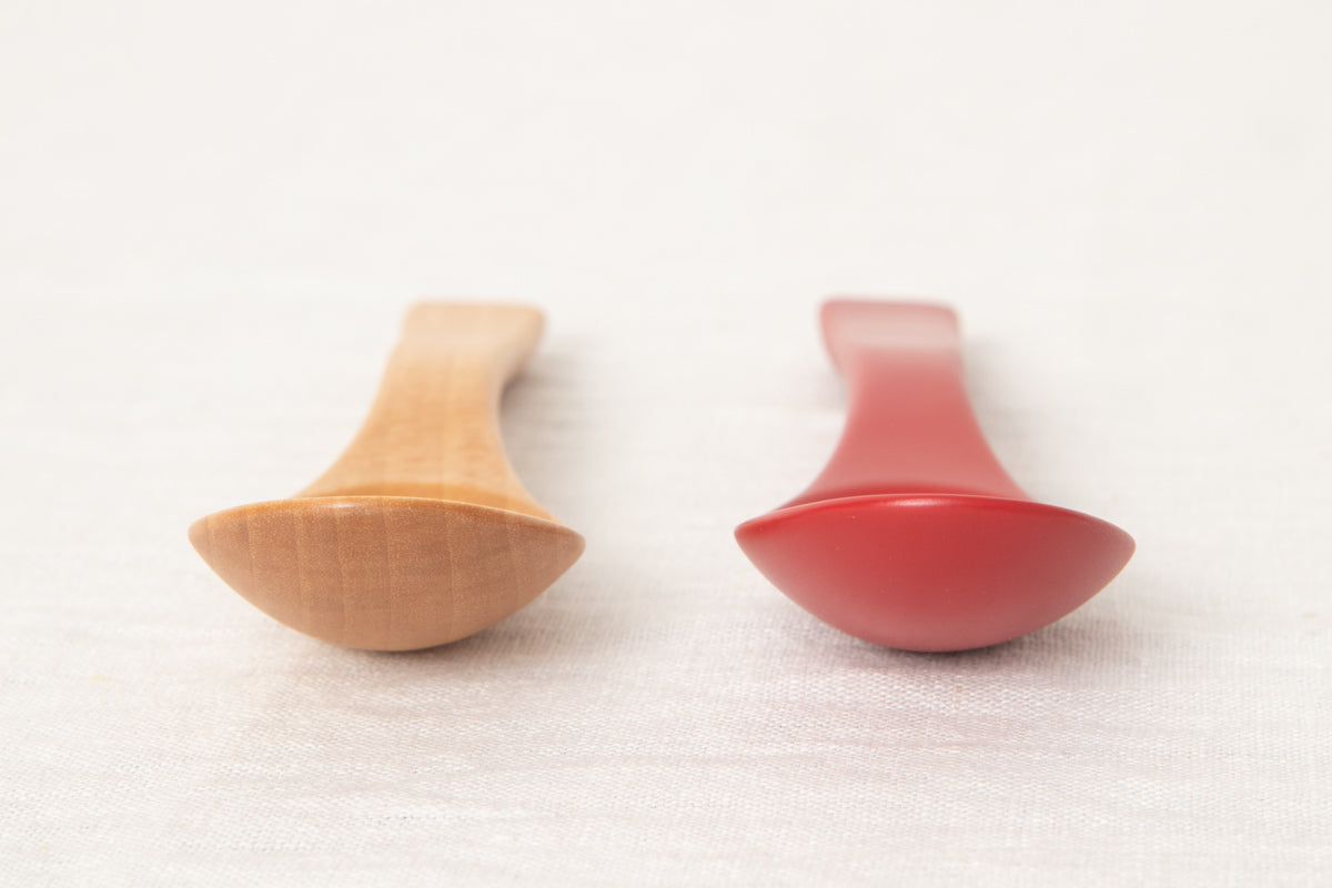 Soup Spoon [ Natural, Red ] / Japanese cherry birch / Ōita-JPN 211148