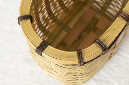 Wall Basket Fitted Rim / Madake Bamboo / Oita-JPN 220635-1