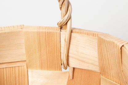 エストニア/パイン　ガーデンバスケット　S・M　２サイズ　330717