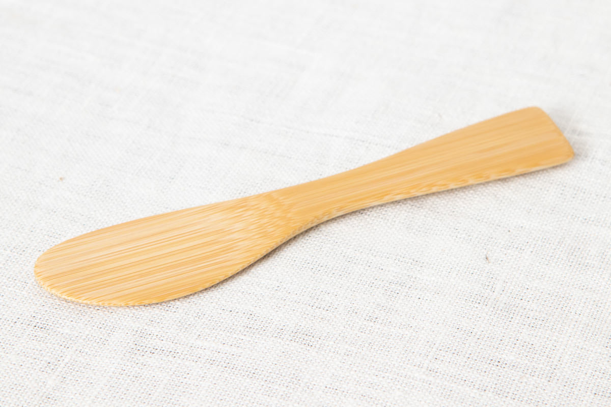 “Petit” Morning Fork, Knife, Spoon / [ Natural, Red ] / Mōsō bamboo / Ōita-JPN 211117