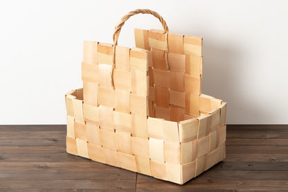 Firewood basket -angular- / Pine / EST 330714-1