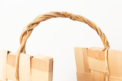 Firewood basket -angular- / Pine / EST 330714-1
