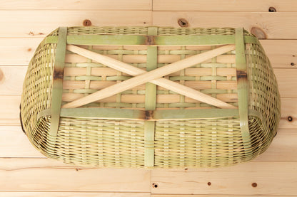 Living room basket L / Madake bamboo / Ōita-JPN 220605-1