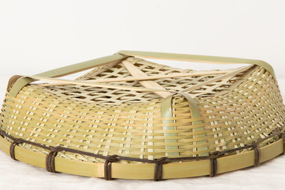 Round table basket 5 sizes / Madake bamboo / Ōita-JPN 220665