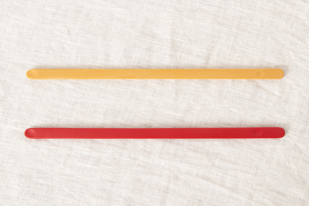 Stir stick [ Natural, Red ] / Mōsō bamboo / Ōita-JPN 211126