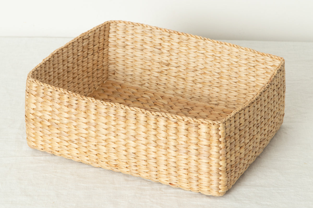 Organizing basket -Rectangle- M, L / Water hyacinth / THA 3115214