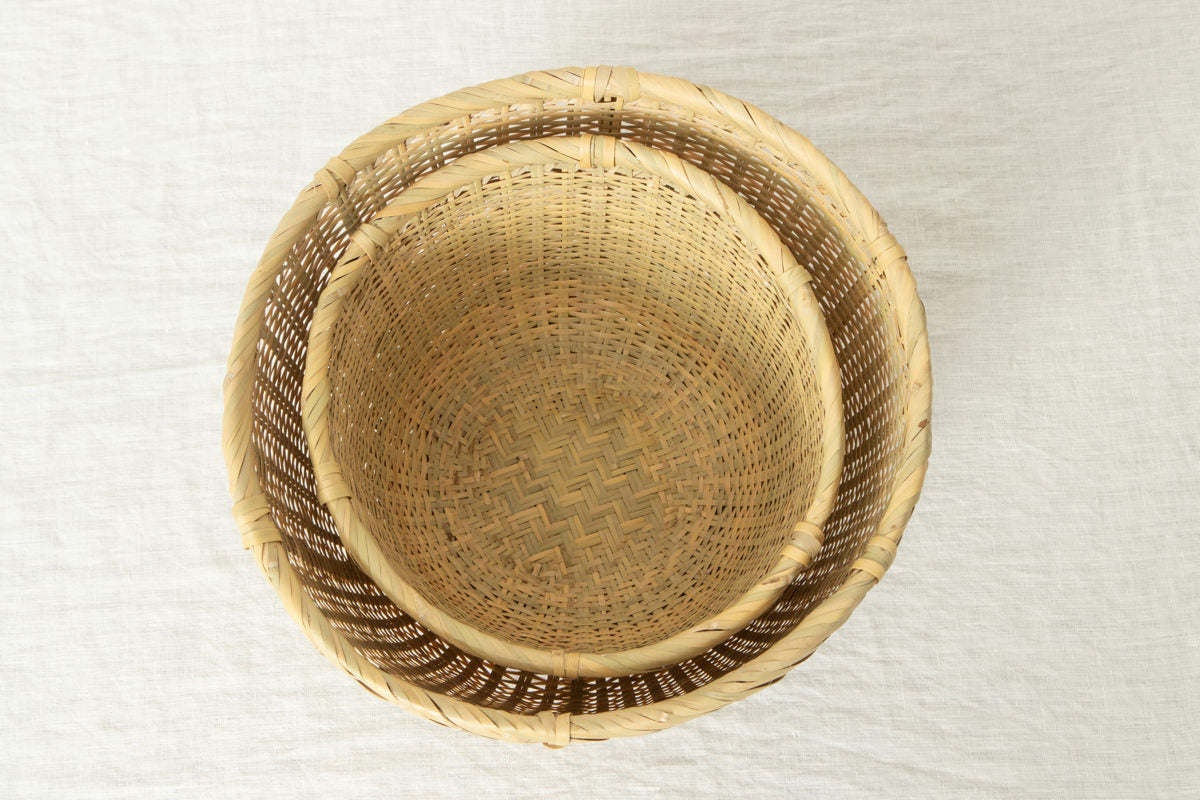 下ごしらえに使える深さの竹ざる – 市川籠店 | 1basketry