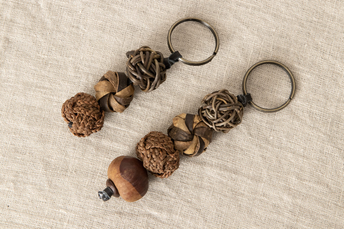 Key-chain S, L / Grape vine, Walnut, Akebi vine / Yamagata-JPN 311427