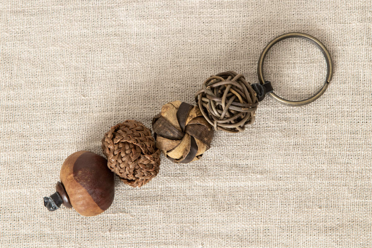 Key-chain S, L / Grape vine, Walnut, Akebi vine / Yamagata-JPN 311427