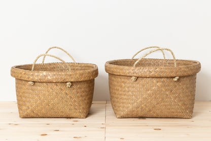 Round basket with handle L, XL / Kachū / THA 3115125