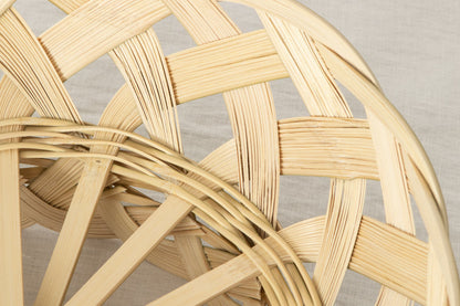 Round basket “Sasara” L, XL / Madake bamboo / Kanagawa-JPN 430102
