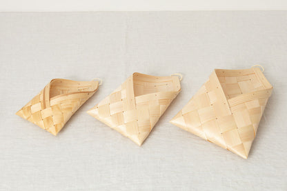 エストニア/パイン　レターバスケット　S・M・L　3サイズ　330705