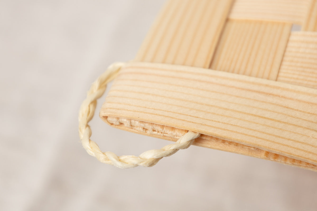 エストニア/パイン　レターバスケット　S・M・L　3サイズ　330705