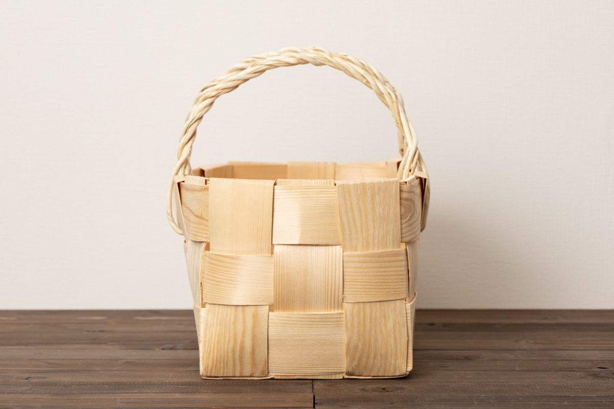 Shopping basket L 2-handles / Pine / EST 330713-3