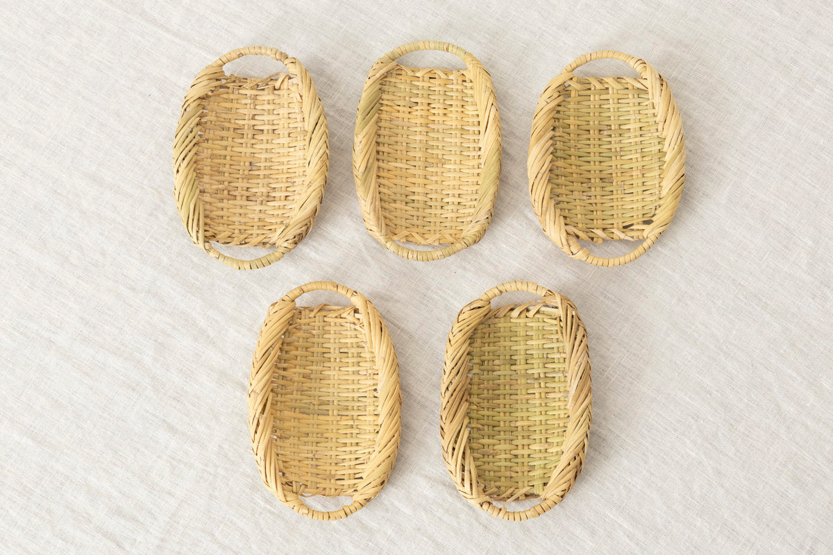 お菓子の盛り皿にも使えるすず竹のおしぼりざる – 市川籠店 | 1basketry