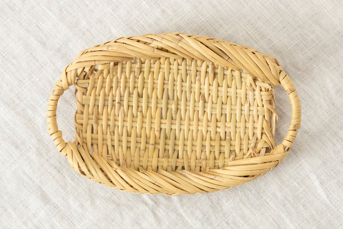 お菓子の盛り皿にも使えるすず竹のおしぼりざる – 市川籠店 | 1basketry