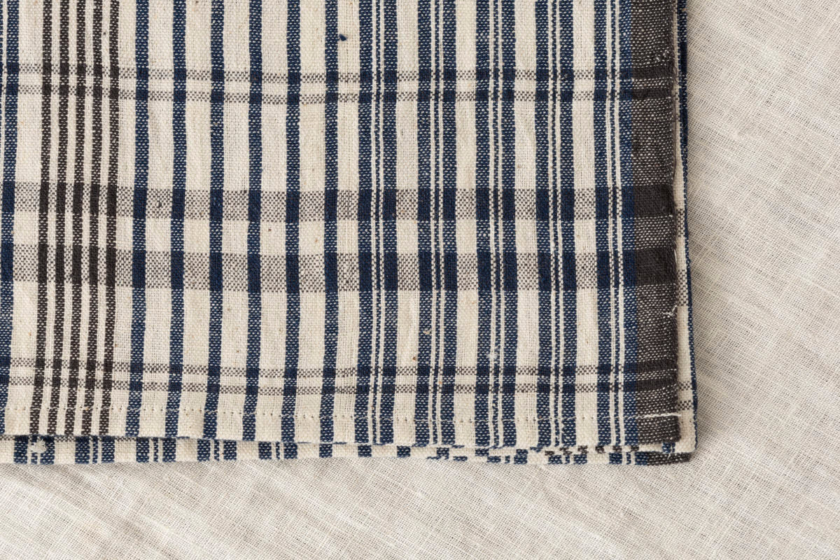 Kitchen Towel [ Indigo Selvedge / Madras / Brush Gray / Tattersall ] / Khadi cotton / IND 330907