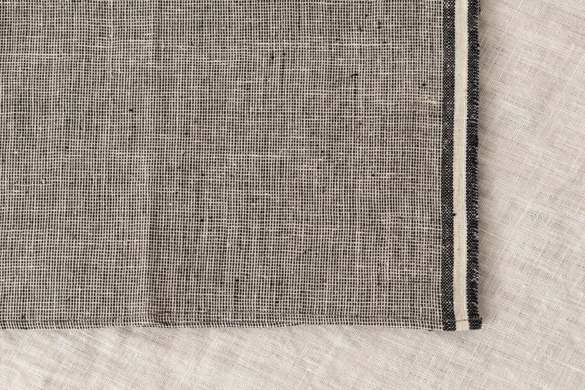 Kitchen Towel [ Indigo Selvedge / Madras / Brush Gray / Tattersall ] / Khadi cotton / IND 330907