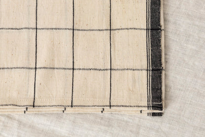 Kitchen Towel [ Indigo Selvedge / Madras / Brush Gray / Tattersall ] / Khadi cotton / IND 330907