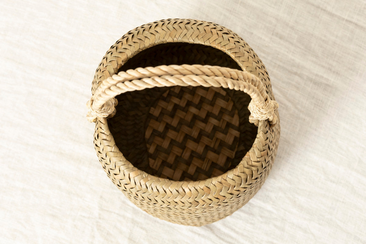 Double-Woven One-Handle Basket Bag / Krajood Grass / THA 3115136-1